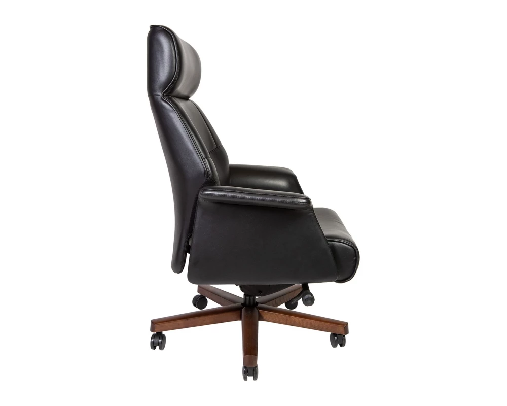 Кресло Norden Вагнер Натуральная кожа, Черный