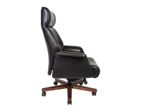 Кресло Norden Вагнер Натуральная кожа, Черный images