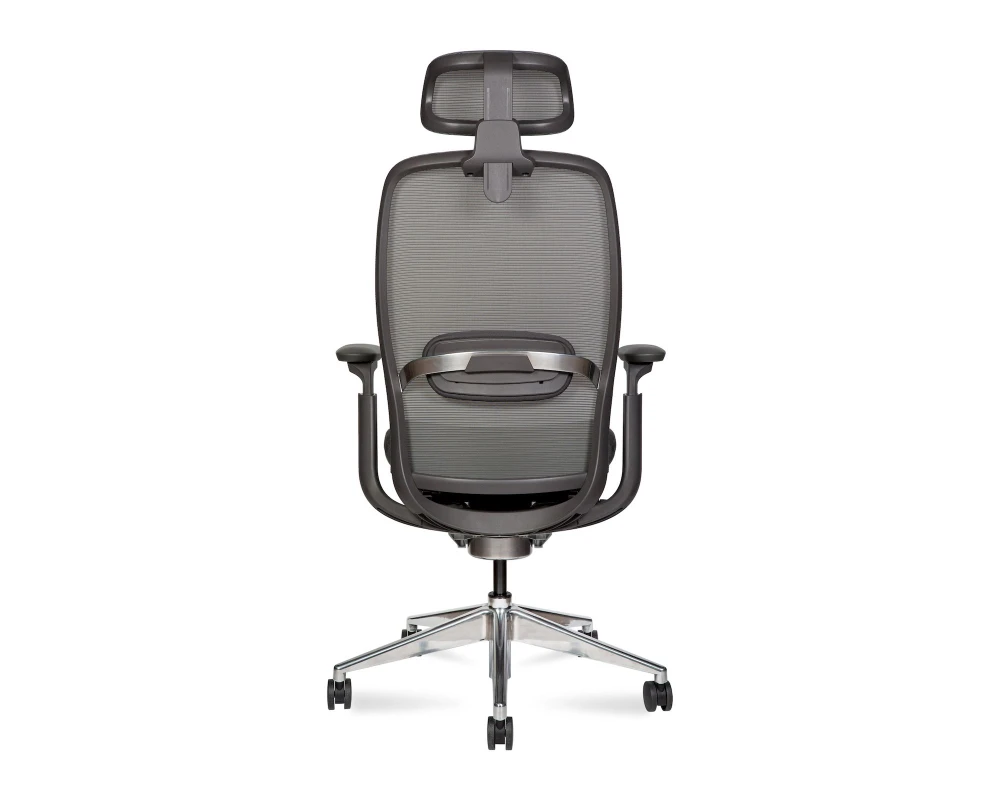 Кресло Norden Тэсла алюминюм / Tesla aluminium Сетка/Ткань, Серый