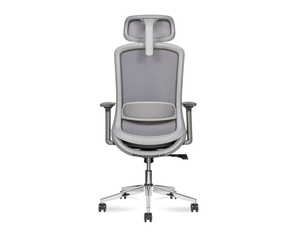 Кресло Norden Космо грэй / Cosmo grey хром Сетка/ Ткань