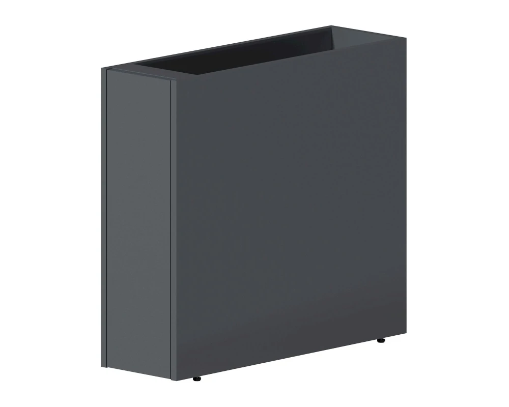 Тумба к переговорному столу 800х250х725 Кварц / Quartz Оникс серый