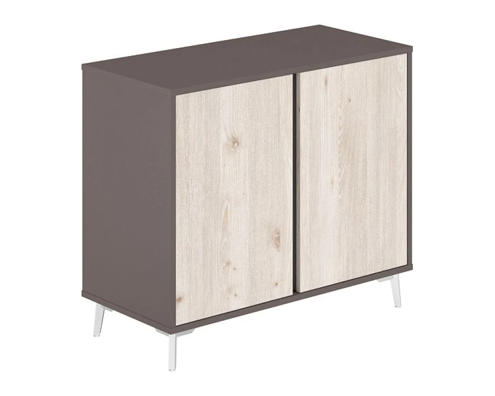 Шкаф низкий 966х450х830 Сирио / Sirio Вольфрам/Дуб тоскана