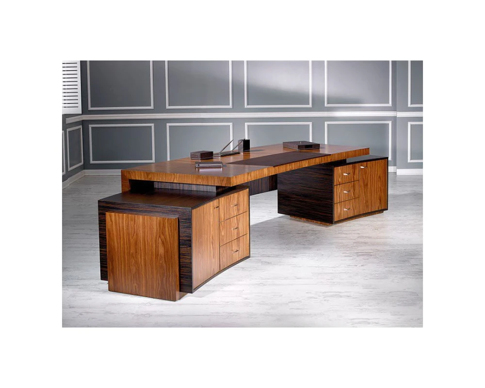 Стол руководителя с этажером Мерсин