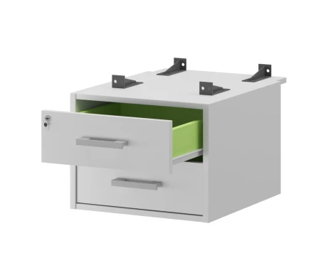 Тумба подвесная для столов на м/каркасе АМТ2-02Ц.73 Арго-М