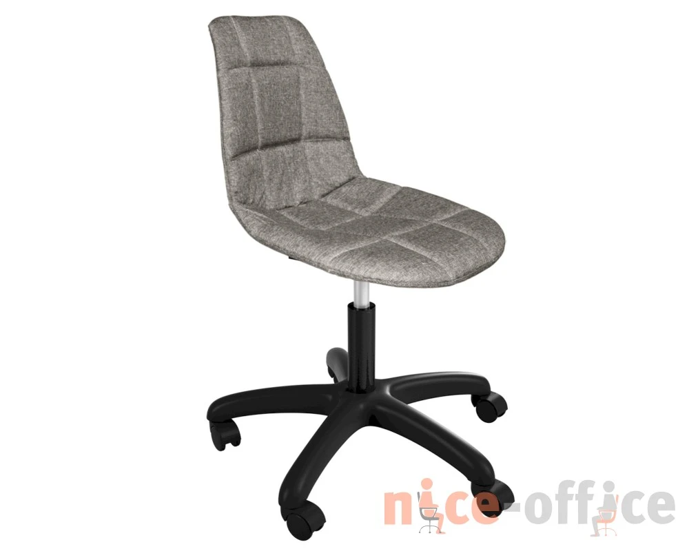 Стул подъемно-поворотный SHT-ST29-C/S120P Ткань, Пепельный/Черный муар