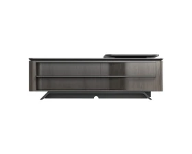 Стол руководителя на опорной сервисной тумбе - правый 2880x2240x750-1150 Atlas (Sun) images