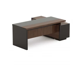 Стол для руководителя левый 2000x1600x750 Larry 2 images