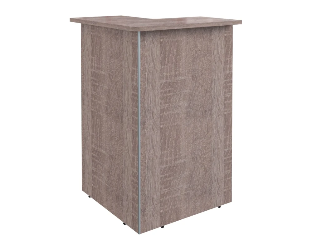 Стойка ресепшен угловая 800х800х1200 Дэкс / Dex