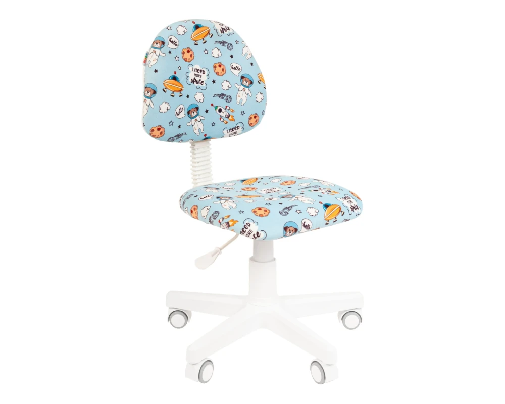 Кресло CHAIRMAN ТИН (Kids) 104 белый пластик (white)