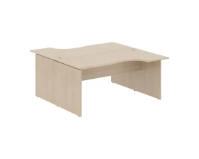 Рабочая станция 2-х местная эргономичная 1600х1806х750 Вейв / Wave images