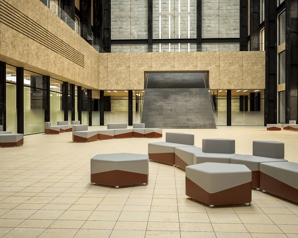 Комплект мягкой мебели М15 Объединение линий / United lines