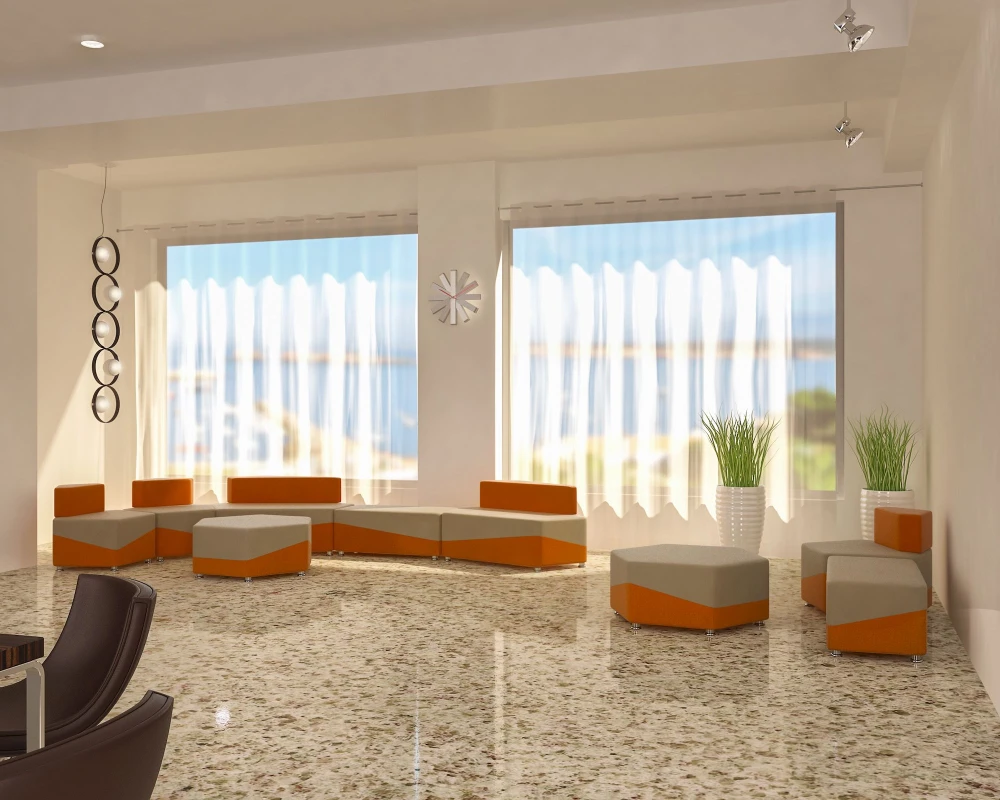 Комплект мягкой мебели М15 Объединение линий / United lines