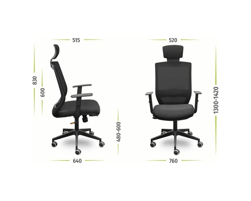 Кресло Гарвард СН-500 хром