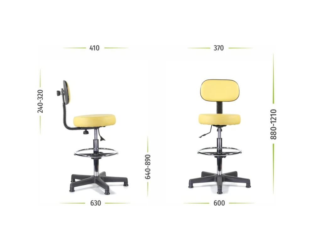 Стул кассира Б/п со спинкой