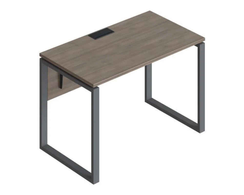 Стол прямой на металлических опорах ФТМ-120+ФМК2-120+ФЦ-120 Форма