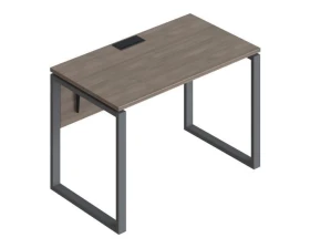 Стол прямой на металлических опорах ФТМ-120+ФМК2-120+ФЦ-120 Форма images