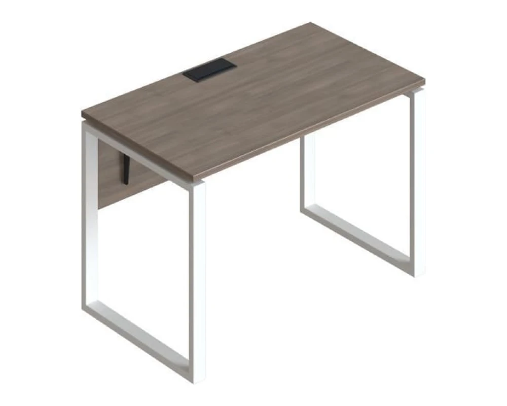 Стол прямой на металлических опорах ФТМ-120+ФМК2-120+ФЦ-120 Форма