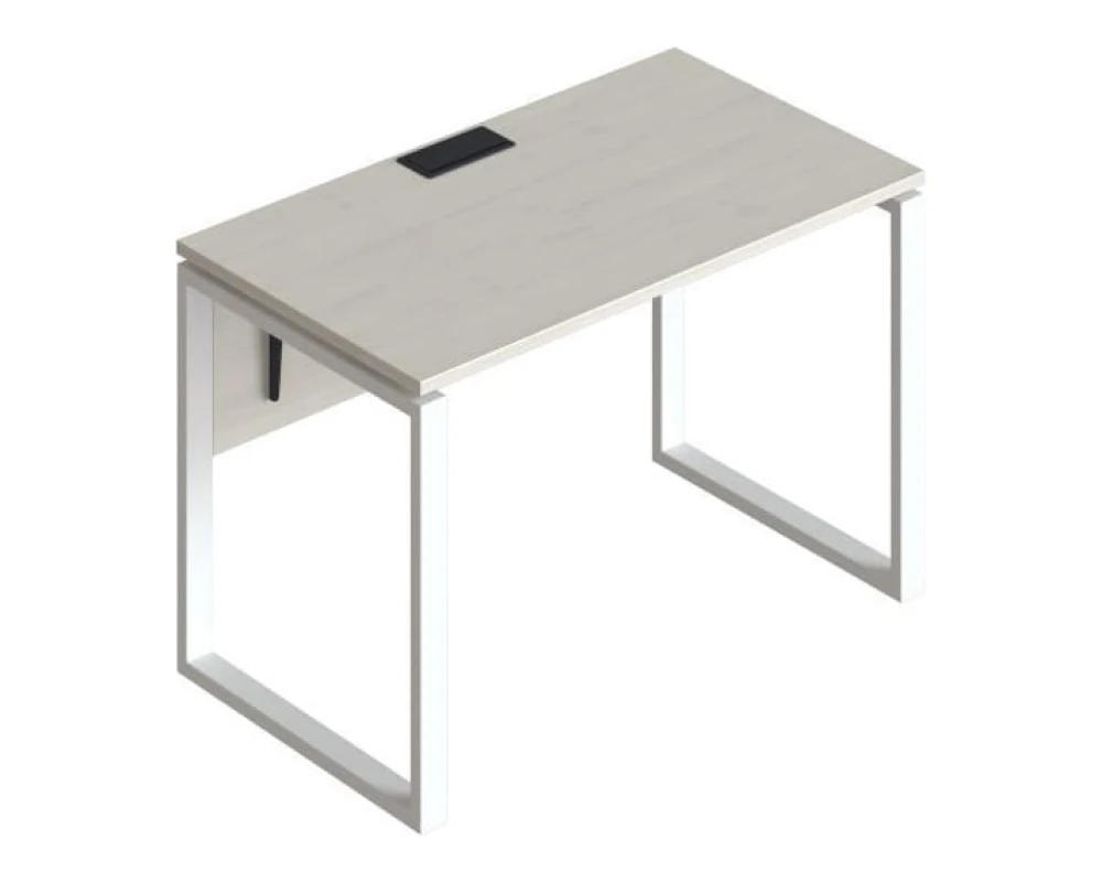 Стол прямой на металлических опорах ФТМ-120+ФМК2-120+ФЦ-120 Форма