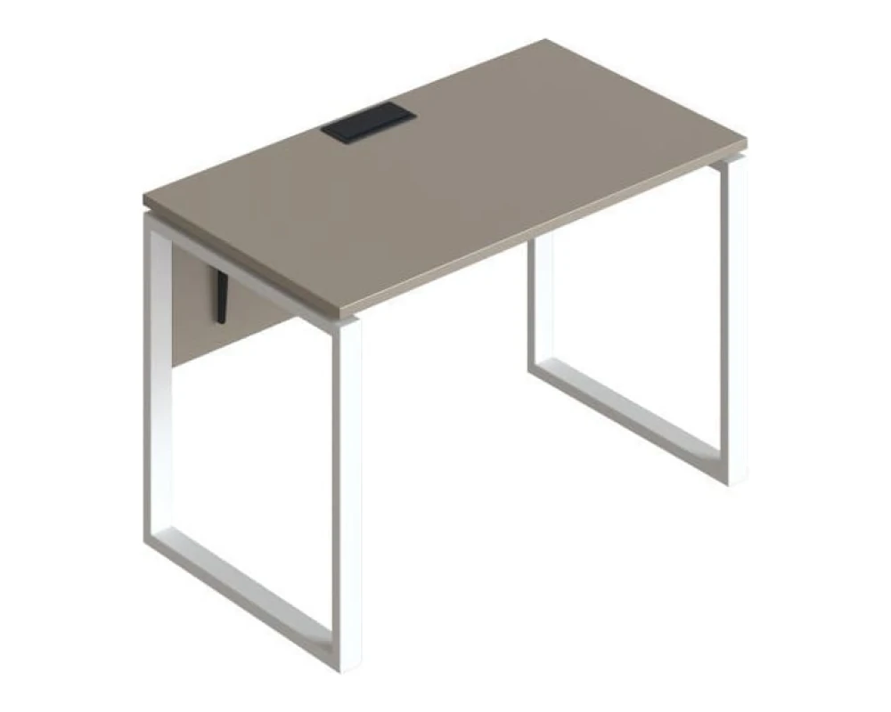 Стол прямой на металлических опорах ФТМ-120+ФМК2-120+ФЦ-120 Форма