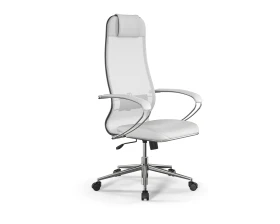 Кресло ErgoLife S 10 B1 M09.B23.G18.W01 (спинка 1) Сетка/Экокожа, Белый images